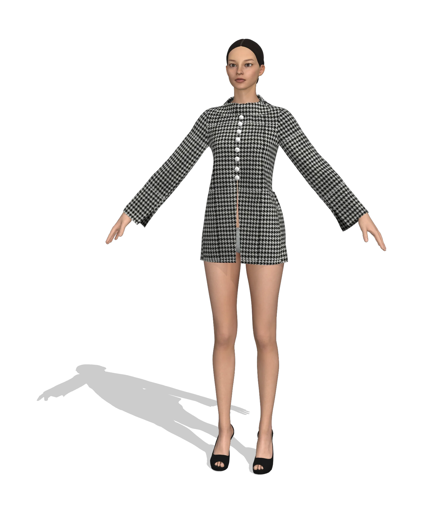 KDscion w210 full sleeveless coat